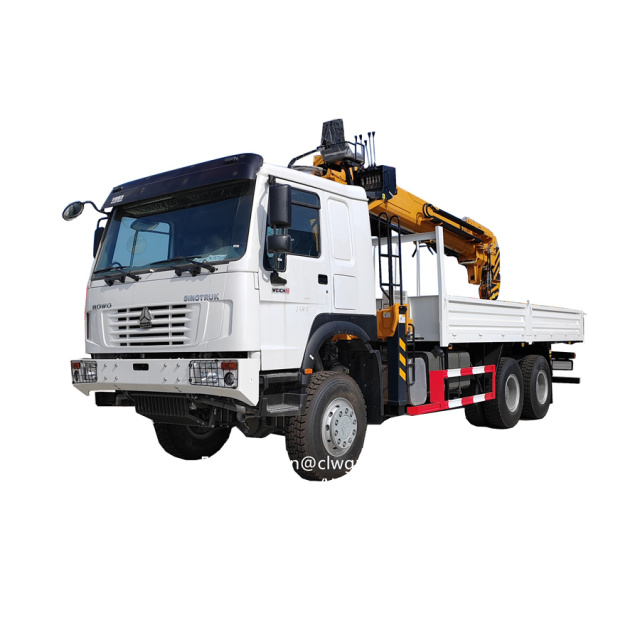 Sinotruk howo 6x6 auger crane with truck telescopic boom,Chengli Special Automobile Co.,Ltd,Sinotruk 6x6 telescopic auger mobile construction truck crane