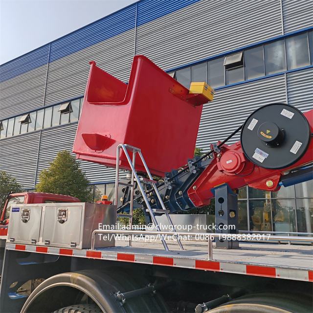 Shacman 6x4 10 wheeler 24m truck mounted aerial lift working platform ladder,Chengli Special Automobile Co.,Ltd,Shacman 6x4 24m articulated ladder cherry picker aerial lift truck