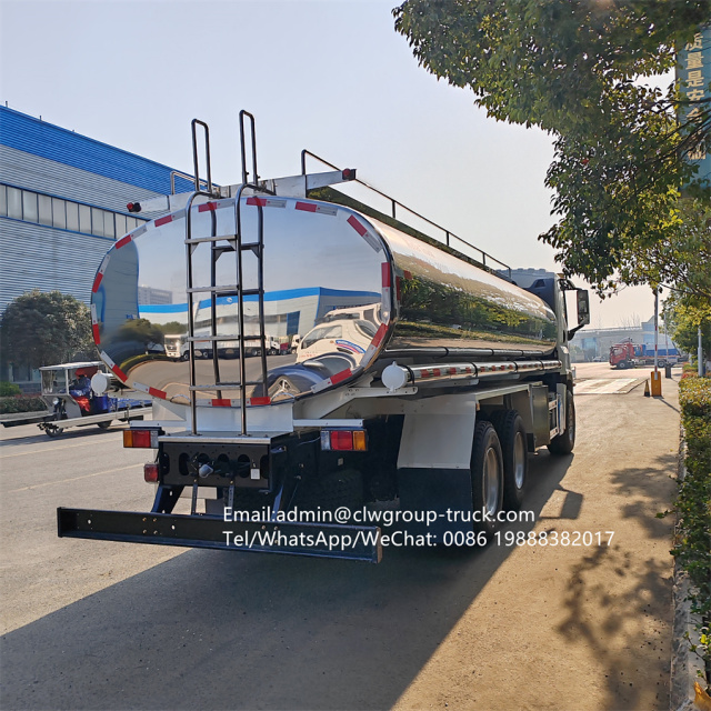 Isuzu 6x4 10 wheeler stainless steel fresh milk transport truck 20tons,Chengli Special Automobile Co.,Ltd,Isuzu 6x4  18m3 20m3 25m3  stainless steel truck mount milk tank