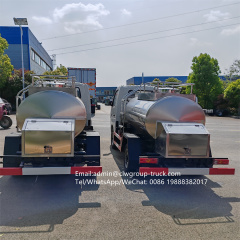 Foton mini gasoline 2000l 3000l small milk storage delivery truck,Chengli Special Automobile Co.,Ltd,Foton 2000l 3000l liquid food transport dairy milk truck capacity