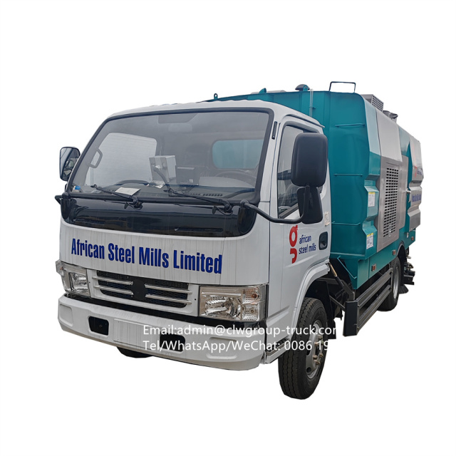 Dongfeng vacuum tanker street cleaner dust suction truck,Chengli Special Automobile Co.,Ltd,Dongfeng  vacuum cleaner brush street washing dust collection truck