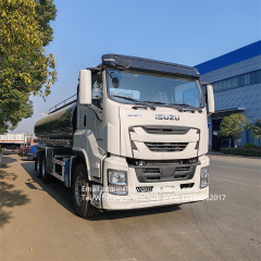 Isuzu 6x4 10 wheeler stainless steel fresh milk transport truck 20tons,Chengli Special Automobile Co.,Ltd,Isuzu 6x4  18m3 20m3 25m3  stainless steel truck mount milk tank