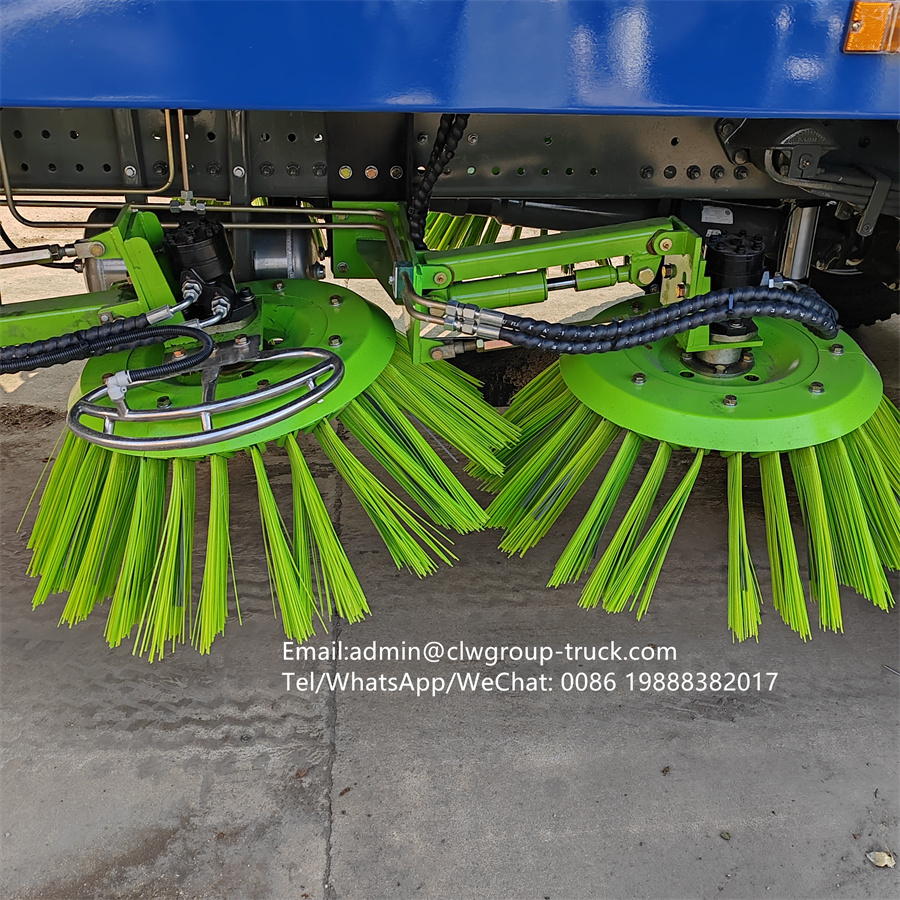 Sinotruk 12 cubic meters broom sweeper street cleaning truck,Chengli Special Automobile Co.,Ltd,Sinotruk debris collection pavement washer road broom sweeper truck