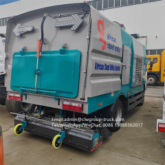 Dongfeng vacuum tanker street cleaner dust suction truck,Chengli Special Automobile Co.,Ltd,Dongfeng  vacuum cleaner brush street washing dust collection truck
