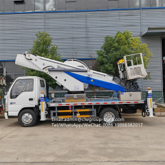 Isuzu 17.5m 21m 23m mobile hydraulic lift beam lifter cherry picker truck,Chengli Special Automobile Co.,Ltd,Isuzu high altitude bucket beam lifter aerial manlift truck for sale