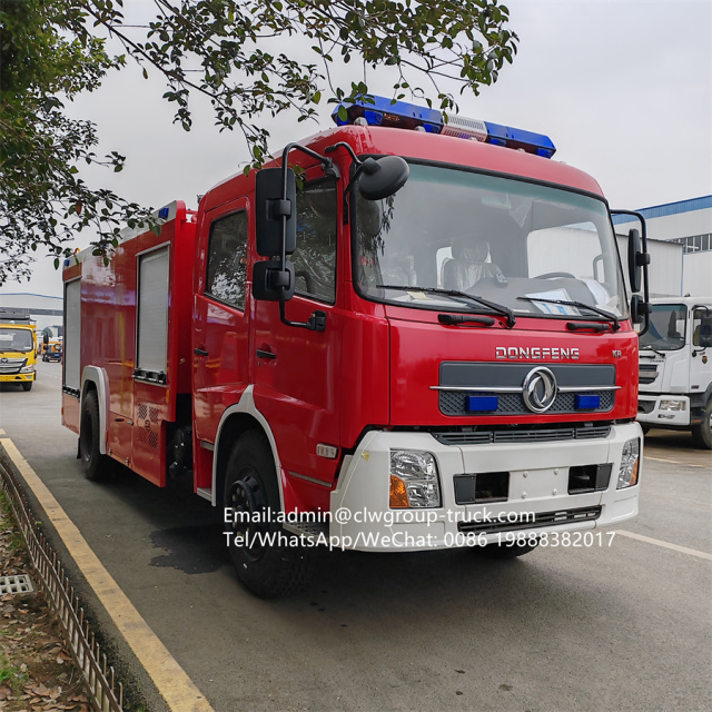 Dongfeng 8000L fire fighting truck and equipment,Chengli Special Automobile Co.,Ltd,Dongfeng 6 tons 10tons 8m3 water tanker dry powder foam fire truck