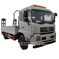 Dongfeng 6m lorry drop side hydraulic ladder flatbed truck,Chengli Special Automobile Co.,Ltd,Dongfeng 4x2 platform lorry box frame low loader flatbed truck beds