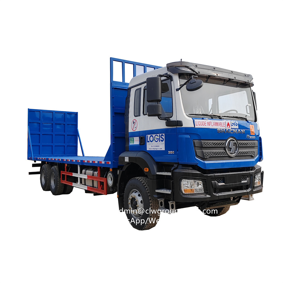 Shacman hazardous gas cylinder transportation lowbody truck,Chengli Special Automobile Co.,Ltd,Shacman lowboy gas cylinder transportation long flatbed truck