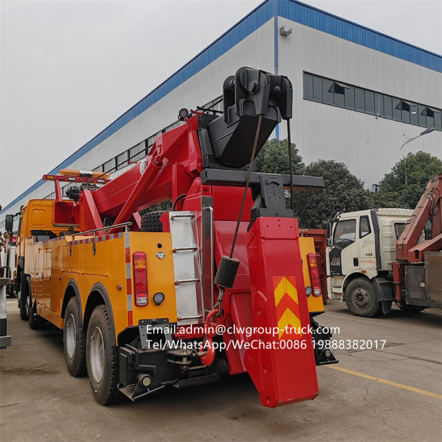 Sinotruk howo 12 wheeler 8x4 30tons 60 ton wrecker towing truck,Chengli Special Automobile Co.,Ltd,Sinotruk howo 8X4 30tons heavy recovery towing wrecker rotator truck