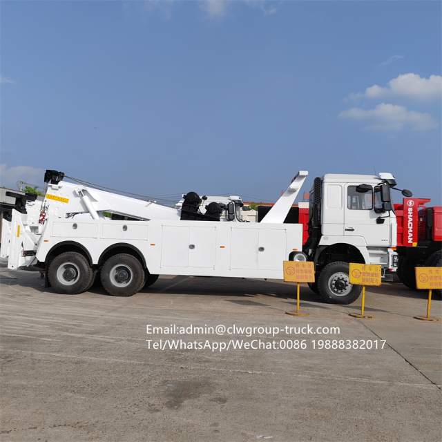 Shacman 6x4 10 wheeler 25tons lifting crane 50tons towing emergency recovery truck,Chengli Special Automobile Co.,Ltd,10 wheeler 20tons boom emergency remote control rotator wrecker truck