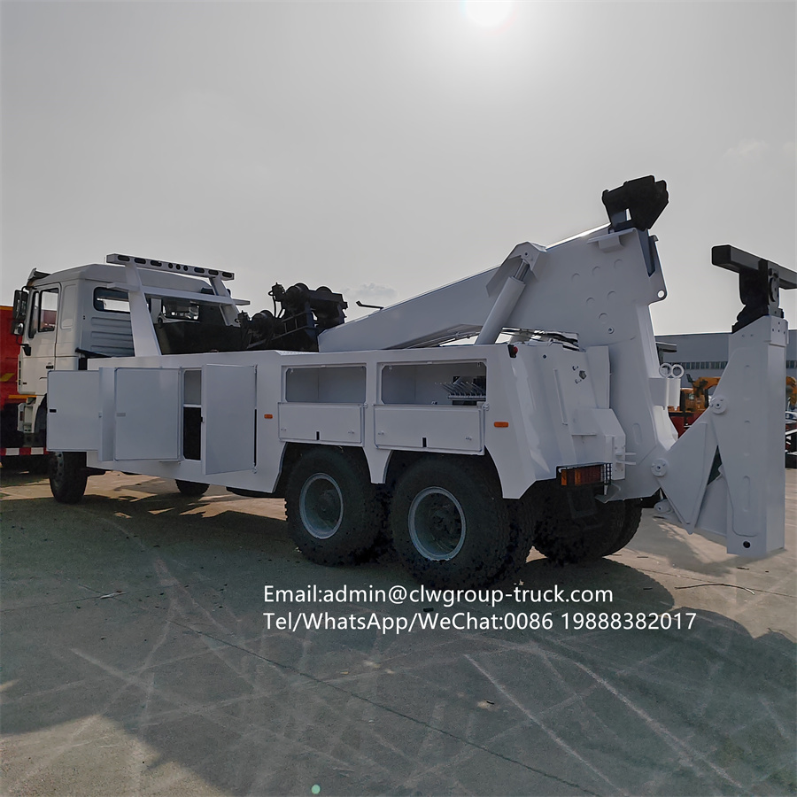Shacman 6x4 10 wheeler 25tons lifting crane 50tons towing emergency recovery truck,Chengli Special Automobile Co.,Ltd,10 wheeler 20tons boom emergency remote control rotator wrecker truck
