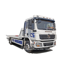 Shacman 10tons 12tons tray tow truck wheel lift full landing flatbed car carrrier wrecker,Chengli Special Automobile Co.,Ltd,Shacman 10tons tilt and slide accident towing cars wrecker truck bed