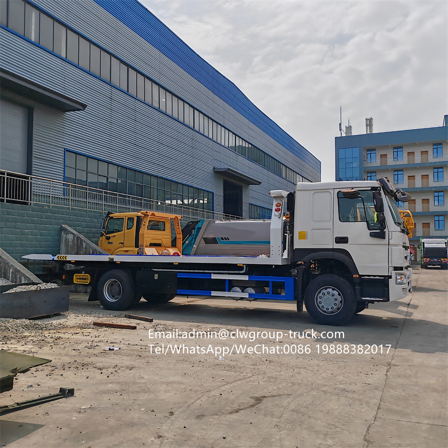 Sinotruk howo 10tons winch Car Carrier Truck Flatbed Tow Truck with 4X2 Wheel Lift,Chengli Special Automobile Co.,Ltd,Sinotruk 10tons 12tons wheel lift recovery tow wrecker truck for sale