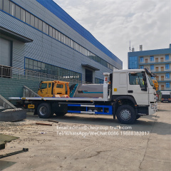 Sinotruk howo 10tons winch Car Carrier Truck Flatbed Tow Truck with 4X2 Wheel Lift,Chengli Special Automobile Co.,Ltd,Sinotruk 10tons 12tons wheel lift recovery tow wrecker truck for sale