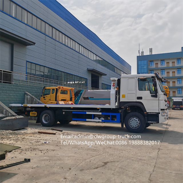Sinotruk howo 10tons winch Car Carrier Truck Flatbed Tow Truck with 4X2 Wheel Lift,Chengli Special Automobile Co.,Ltd,Sinotruk 10tons 12tons wheel lift recovery tow wrecker truck for sale