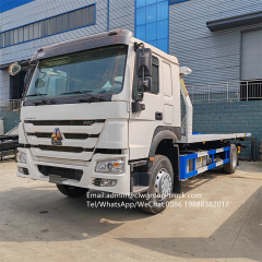 Sinotruk howo 10tons winch Car Carrier Truck Flatbed Tow Truck with 4X2 Wheel Lift,Chengli Special Automobile Co.,Ltd,Sinotruk 10tons 12tons wheel lift recovery tow wrecker truck for sale