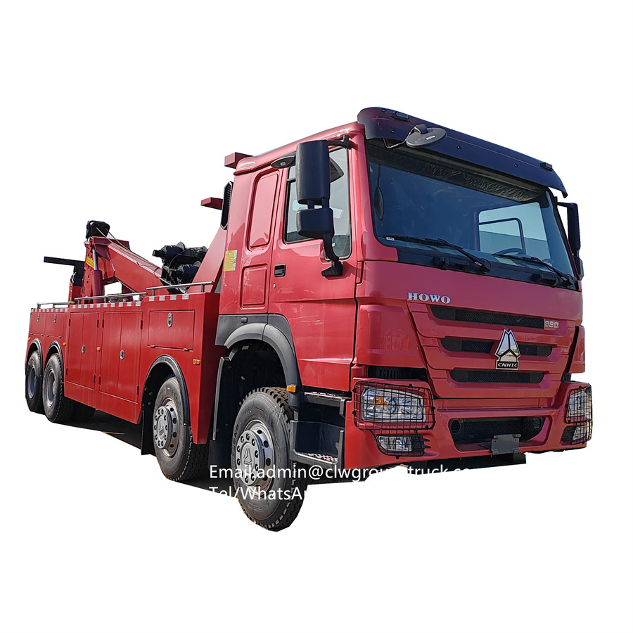 Sinotruk howo 8x4  Integrated Tow and Crane Hydraulic Lifting Wrecker Truck,Chengli Special Automobile Co.,Ltd,Sinotruk breakdown recovery hydraulic lifting rotator wrecker truck