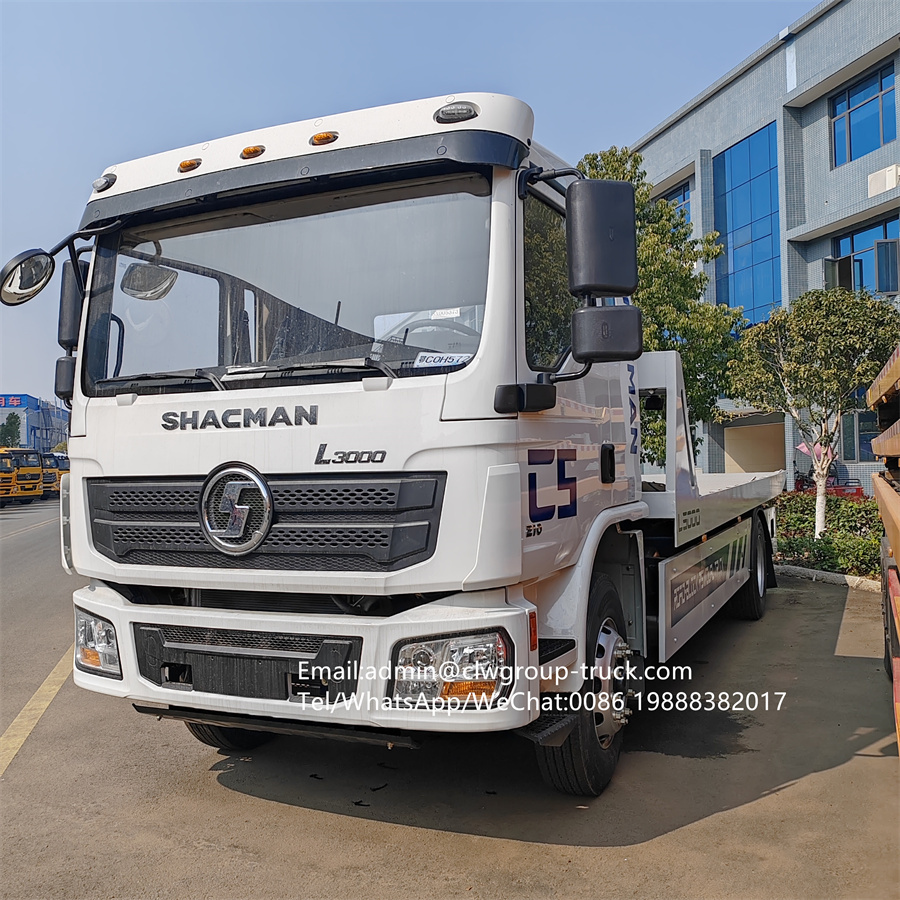 Shacman 10tons 12tons tray tow truck wheel lift full landing flatbed car carrrier wrecker,Chengli Special Automobile Co.,Ltd,Shacman 10tons tilt and slide accident towing cars wrecker truck bed