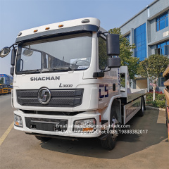 Shacman 10tons 12tons tray tow truck wheel lift full landing flatbed car carrrier wrecker,Chengli Special Automobile Co.,Ltd,Shacman 10tons tilt and slide accident towing cars wrecker truck bed