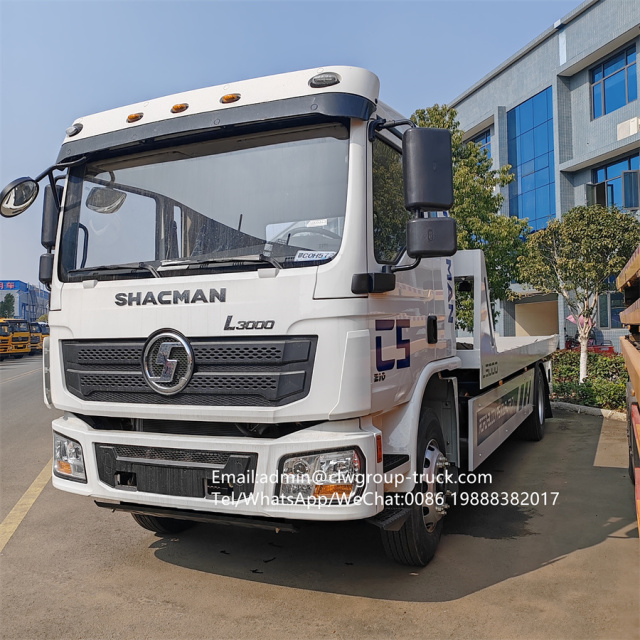 Shacman 10tons 12tons tray tow truck wheel lift full landing flatbed car carrrier wrecker,Chengli Special Automobile Co.,Ltd,Shacman 10tons tilt and slide accident towing cars wrecker truck bed