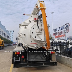 Isuzu 6 wheeler combination sewage suction and cleaning truck,Chengli Special Automobile Co.,Ltd,Isuzu 6 wheeler 14000l jetting sewage cleaner jet vacuum suction truck