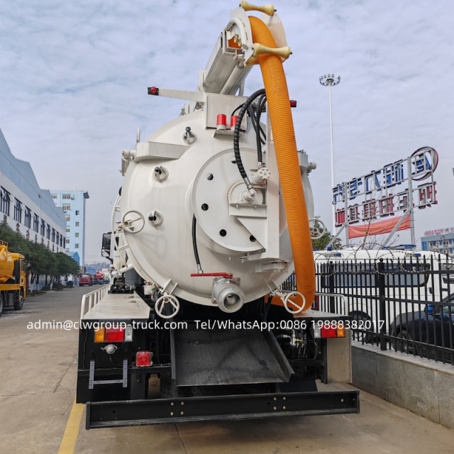Isuzu 6 wheeler combination sewage suction and cleaning truck,Chengli Special Automobile Co.,Ltd,Isuzu 6 wheeler 14000l jetting sewage cleaner jet vacuum suction truck