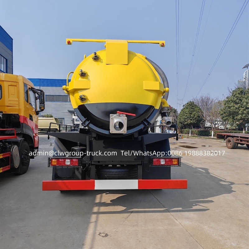 Shacman 6 wheeler 12000 14000 litres sewer drainage cesspool vacuum truck,Chengli Special Automobile Co.,Ltd,Shacman 12tons sewer suction cesspool vacuum tank truck 12000 litres