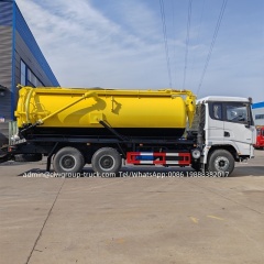 Shacman x3000 18000litres fecal suction sewage vacuum truck,Chengli Special Automobile Co.,Ltd,Shacman waste treatment fecal suction pump vacuum truck waste removal