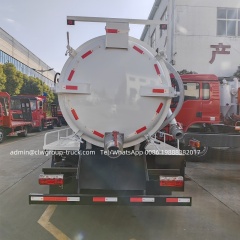 Dongfeng 8000l vacuum sewage suction truck,Chengli Special Automobile Co.,Ltd,Dongfeng 4x2 8m3 sewage collector waste removal vacuum truck for sale