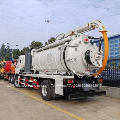 Isuzu 6 wheeler combination sewage suction and cleaning truck,Chengli Special Automobile Co.,Ltd,Isuzu 6 wheeler 14000l jetting sewage cleaner jet vacuum suction truck