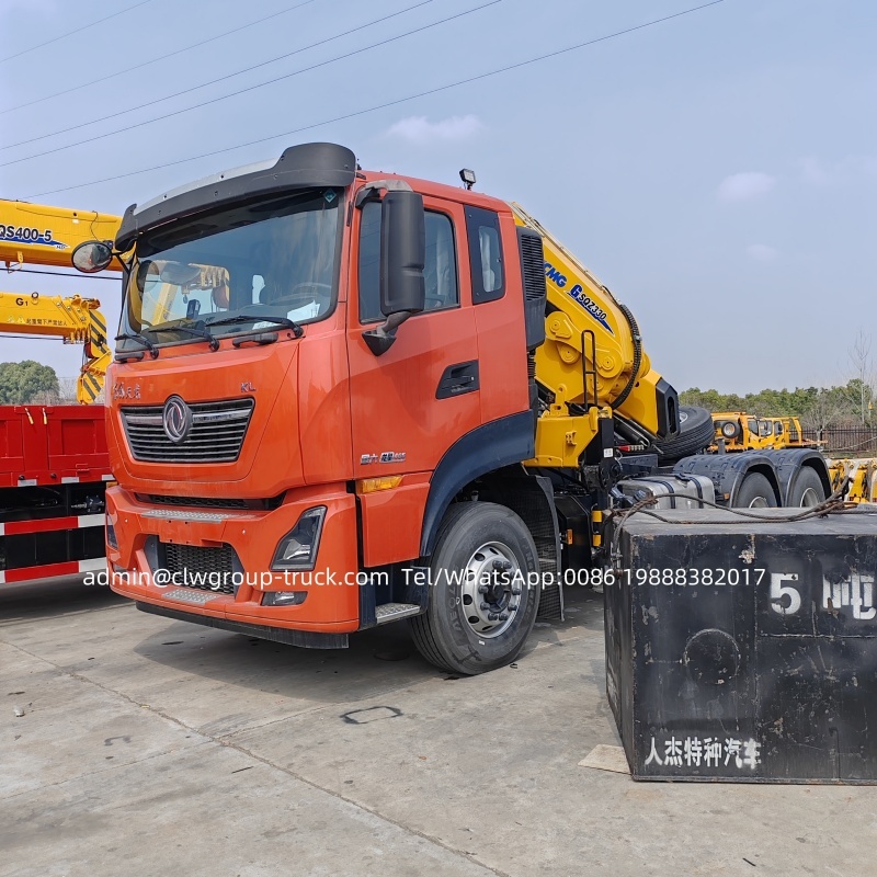 Dongfeng 6x4 10 wheeler knuckle boom tractor truck 14tons,Chengli Special Automobile Co.,Ltd,Dongfeng folding boom hydraulic arm tractor xcmg truck crane price