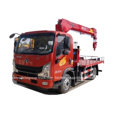Sinotruk homan small hydraulic crane truck flat bed 3 tons for sale,Chengli Special Automobile Co.,Ltd,Sinotruk homan 2tons 3 tons mini lifting small mobile crane 3 tons