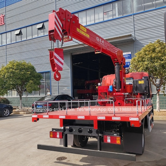 Sinotruk homan small hydraulic crane truck flat bed 3 tons for sale,Chengli Special Automobile Co.,Ltd,Sinotruk homan 2tons 3 tons mini lifting small mobile crane 3 tons