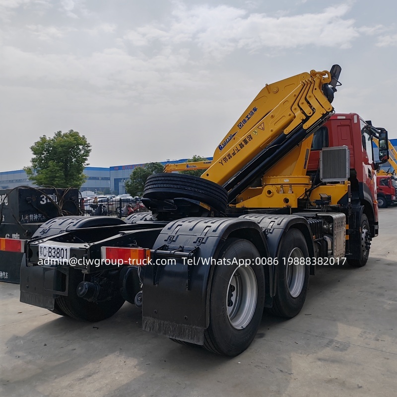 Dongfeng 6x4 10 wheeler knuckle boom tractor truck 14tons,Chengli Special Automobile Co.,Ltd,Dongfeng folding boom hydraulic arm tractor xcmg truck crane price