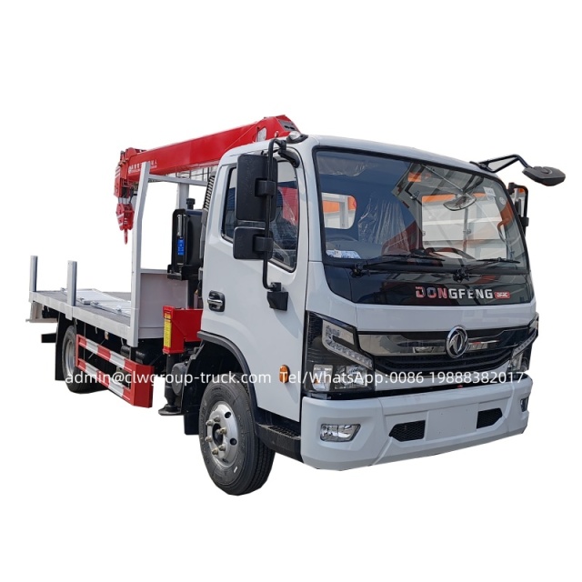 DFAC with yunnei engine 90hp 3tons light duty crane trucks for sale,Chengli Special Automobile Co.,Ltd,Dongfeng hydraulic small lifting boom self loading lorry crane 3 ton