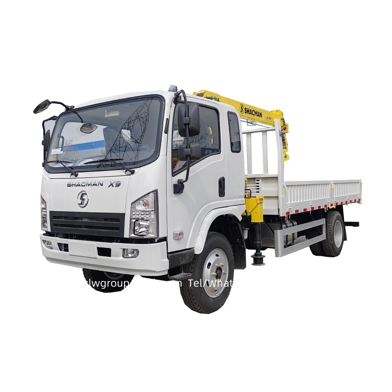 Shacman 4x4 4x2 5tons telescopic boom bucket truck crane,Chengli Special Automobile Co.,Ltd,Shacman boom lift mounted 5tons dump tipper bucket truck crane