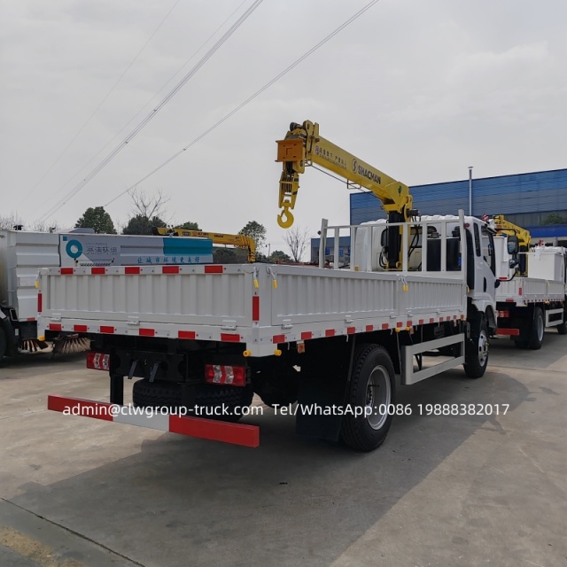 Shacman 4x4 4x2 5tons telescopic boom bucket truck crane,Chengli Special Automobile Co.,Ltd,Shacman boom lift mounted 5tons dump tipper bucket truck crane