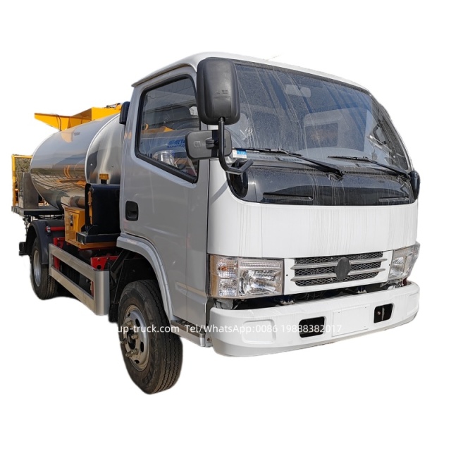 Dongfeng 4 tons emulsion heater asphalt maintenance truck,Chengli Special Automobile Co.,Ltd,Dongfeng 4 tons road maintenance distributor asphalt emulsion truck