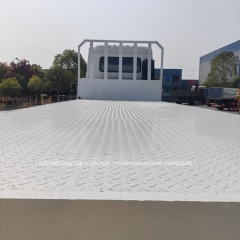 Dongfeng 10 wheeler 20tons 20ft container delivery flatbed lowboy truck,Chengli Special Automobile Co.,Ltd,Dongfeng double cabin 6x4 20tons 20ft container carry lowboy truck