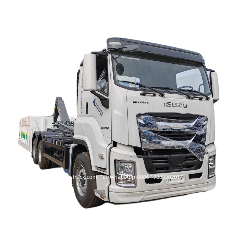 Isuzu 10 wheeler 6x4 20tons 25tons hook lift container garbage truck,Chengli Special Automobile Co.,Ltd,20tons 25tons bin container lift dumpster hook lift truck isuzu