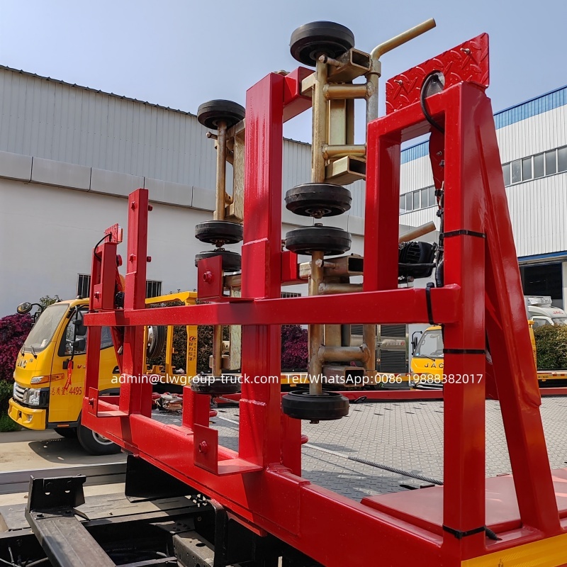 Isuzu 3.tons knuckle boom tilt and slide platform flatbed recovery truck,Chengli Special Automobile Co.,Ltd,Car towing crane tilt and slide flatbed winch isuzu recovery truck
