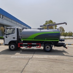 Dongfeng 5000litres toilet liquid waste water suction septic tank vacuum truck,Chengli Special Automobile Co.,Ltd,Dongfeng poop suction fecal tanker vacuum pump toilet suction truck
