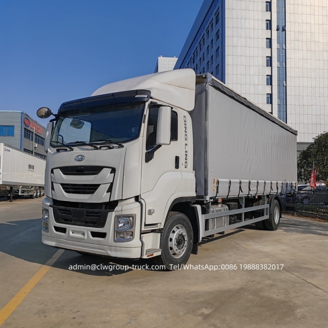 Isuzu 7.3m 12tons 15tons Side Curtain Van Cargo Truck,Chengli Special Automobile Co.,Ltd,Isuzu PVC tarpaulin haulage Curtain Flexible Loading Cargo Box Truck