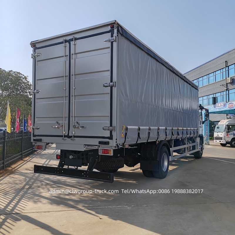 Isuzu 7.3m 12tons 15tons Side Curtain Van Cargo Truck,Chengli Special Automobile Co.,Ltd,Isuzu PVC tarpaulin haulage Curtain Flexible Loading Cargo Box Truck