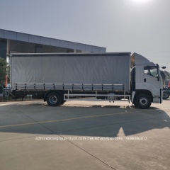 Isuzu 7.3m 12tons 15tons Side Curtain Van Cargo Truck,Chengli Special Automobile Co.,Ltd,Isuzu PVC tarpaulin haulage Curtain Flexible Loading Cargo Box Truck