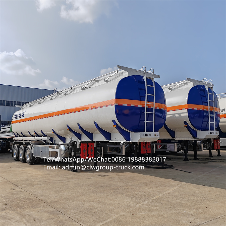 3 axles 48000litres  Gasoline Transport Tank Truck Petroleum Liquid Oil Fuel Tanker Trailer,Chengli Special Automobile Co.,Ltd,3axles 50cbm 50000 litres 45000 litres oil fuel tanker trailer