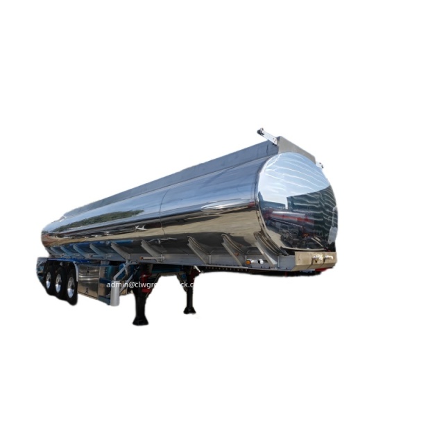 3 axles 42000l 45000l aluminum alloy fuel tanker trailer SASO standard,Chengli Special Automobile Co.,Ltd,SASO 48m3 55m3 oil fuel diesel 3 axle aluminium alloy fuel tanker