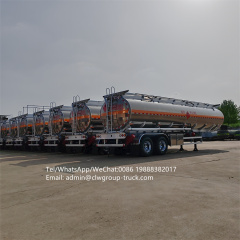 2 axles aluminum alloy 33000l 36000l 38000 fuel tanker semi trailer,Chengli Special Automobile Co.,Ltd,2 axles aluminum alloy tanker fuel transport petroleum tank trailers