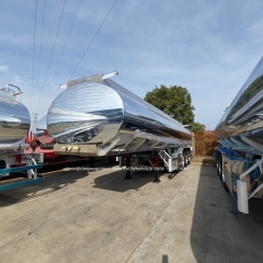 3 axles 42000l 45000l aluminum alloy fuel tanker trailer SASO standard,Chengli Special Automobile Co.,Ltd,SASO 48m3 55m3 oil fuel diesel 3 axle aluminium alloy fuel tanker