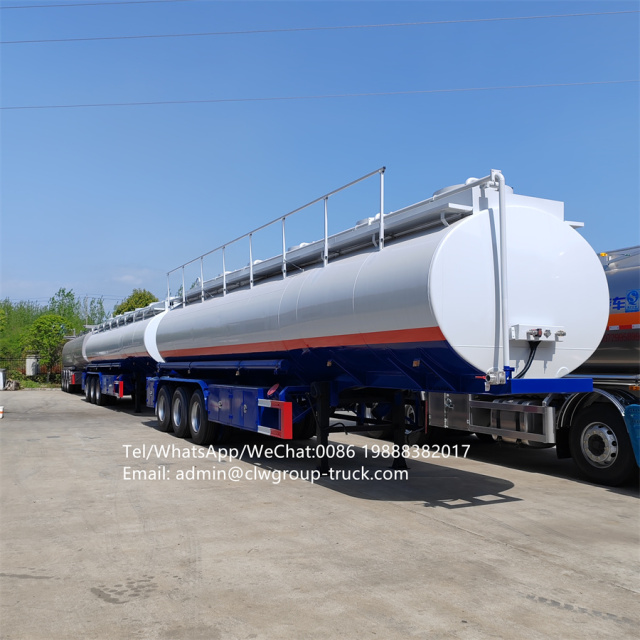 3 axles carbon steel 55000 litres 30tons oil tanker truck trailer,Chengli Special Automobile Co.,Ltd,30tons 50000litres 55000litres diesel fuel oil tank truck trailer